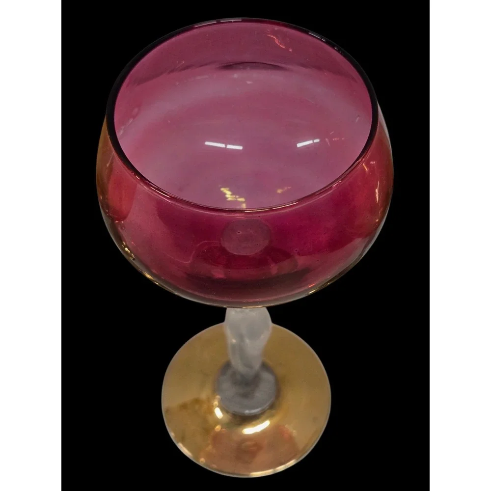 SET OF 5  BAYEL FRANCE PATTERN BACHANTE NUDE GLASSES